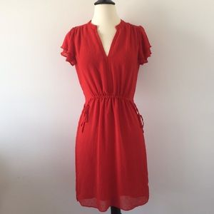 Super cute red H&M short sleeved dress sz 4